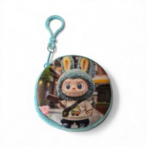 Labubu‎ Character Coin Pouch - Blue